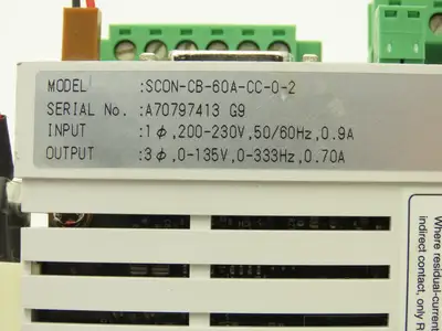 IAI SCON-CB-60A-CC-0-2 Single Axis Linear Servo Actuator Position Controller