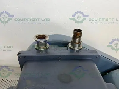 USED WELCH 1402 DUOSEAL BELT-DRIVEN ROTARY VANE VACUUM PUMP 115/230V