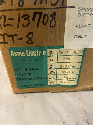 Used ACME TA-1-54523 Miscellaneous Equipment (Electrical & Power) | Surplus Asset Holdings #1194938