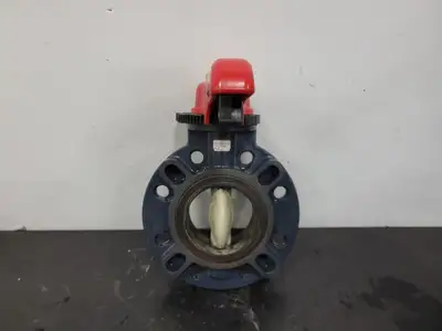 4" Wafer Type PVC Butterfly Valve