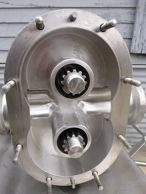 Pump, Positive, Ampco, S/st, Mdl RBZP1-130-DM, 2" In/Out #S744204