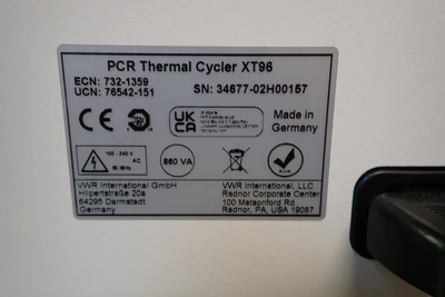 USED VWR XT96 PCR