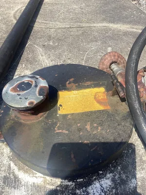 Bambacigno Above Ground 500 Gallon Concrete Fuel Tank; Steel Lined