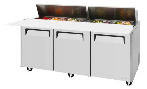 Turbo Air MST-72-18-N 72 5/8" M3 Series Sandwich/Salad Prep Table w/ Refrigerated Base, 115v
