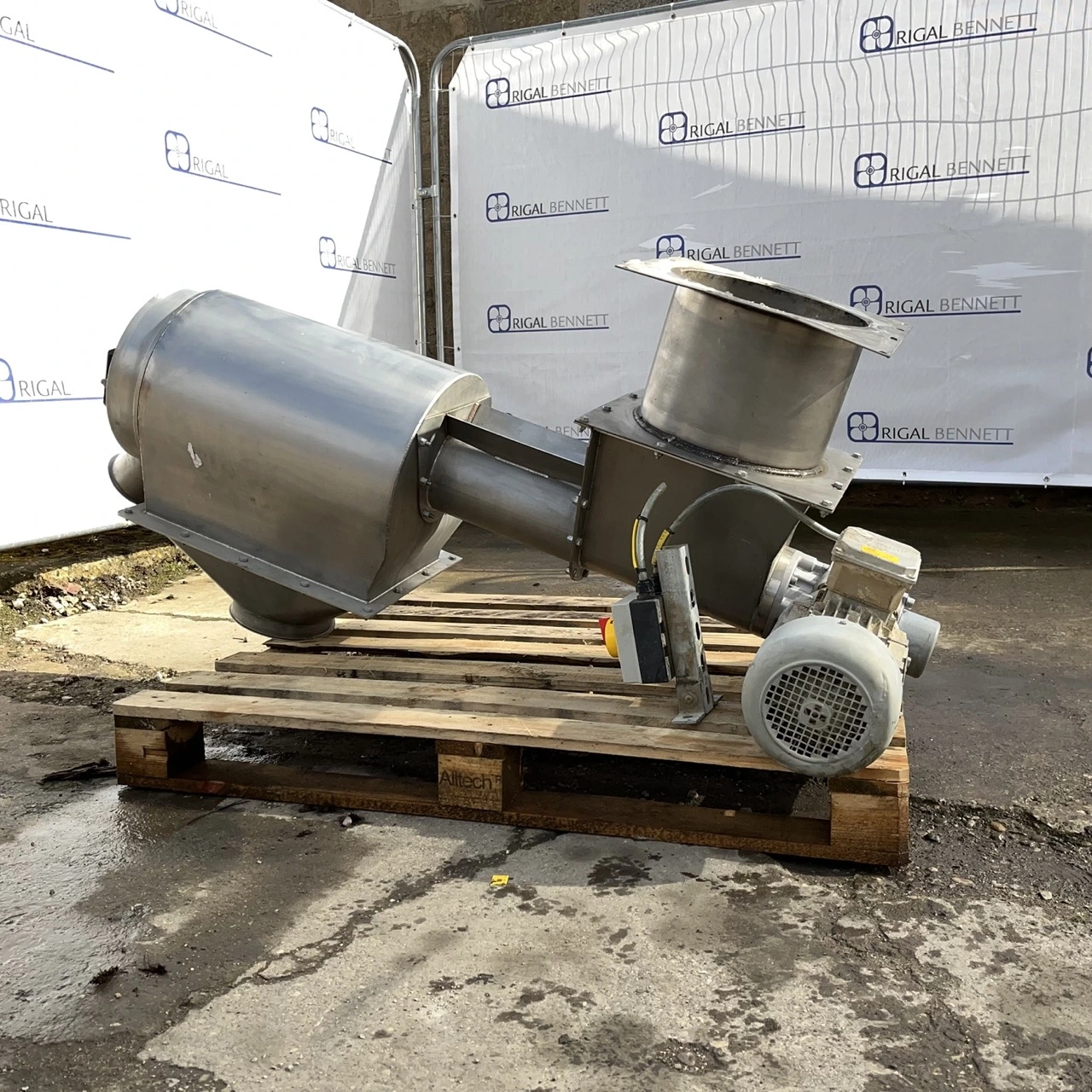 Stainless steel Le Coq  S/S Rotary Sieve 250 MM DIA X 500 MM