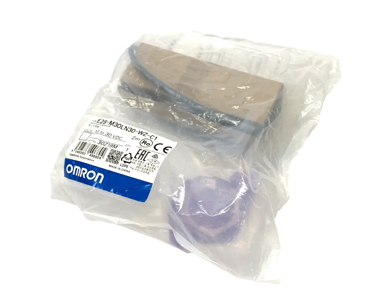 E2B-M30LN30-WZ-C1 | Omron  Cylindrical Proximity Sensor 10-30VDC - New