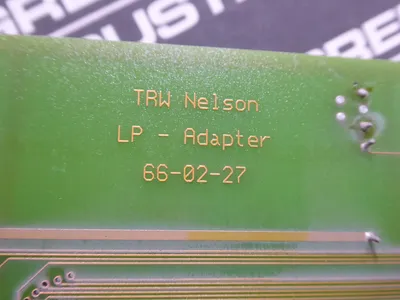 TRW Nelson LP-Adapter Stud Welder Control Panel Auxiliary Board 66-02-27 Used