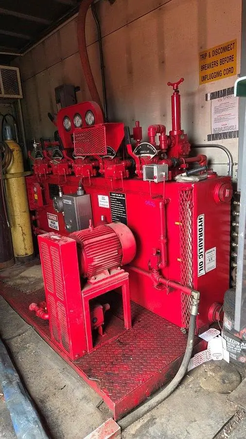 USED CONTROL TECHNOLOGY INC 5 STATION BOP ACCUMULATOR SYSTEM