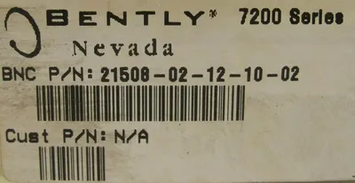 NEW BENTLY NEVADA 21508-02-12-10-02 PROXIMITY SENSOR 2150802121002