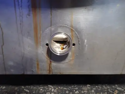 65" X 65" X 38" Jacketed Mixing Tank