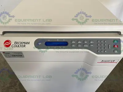 USED BECKMAN AVANTI J-E  REFRIGERATED HIGH-SPEED FLOOR CENTRIFUGE W/ JS-5.3 ROTOR