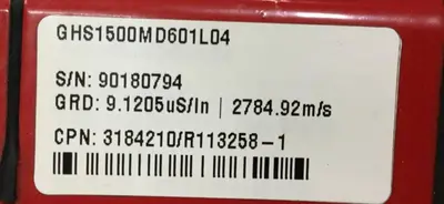 USED TEMPOSONICS INC GHS1500MD601L04