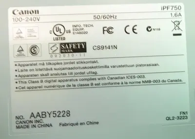 USED CANON IPF750