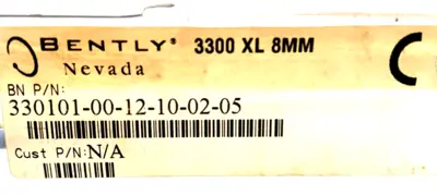 NEW BENTLY NEVADA 330101-00-12-10-02-05 PROXIMITY SENSOR 8MM 3301010012100205