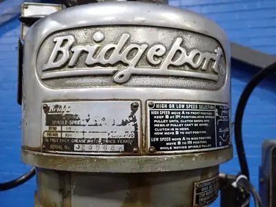 Bridgeport 9" X 42" Vertical Mill