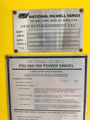 Used NOV PS2-500 Drill Rigs SA | Oil The Woodlands Group #1501184