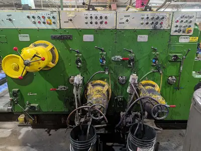 66" x 113" Ward-Genco 2 color Rotary Die Cutter