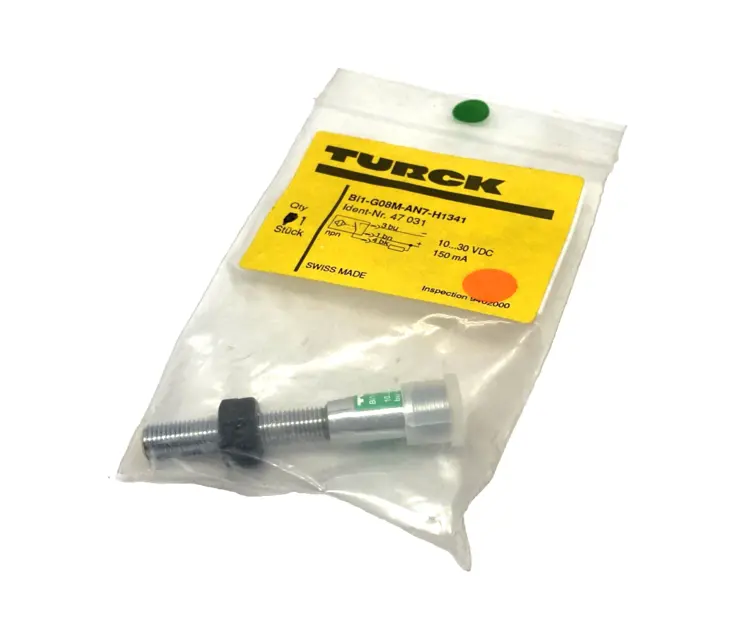 New | in-Stock Turck 4703100, 47031, Bi1-G08M-AN7-H1341 Proximity Sensors Michigan US | Maverick Industrial Sales #1460495