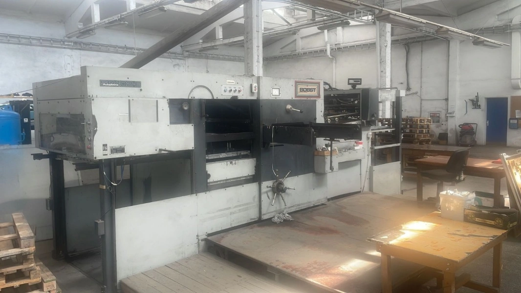 BOBST Paper Die Cutter, in very good working condition, under power, still in use