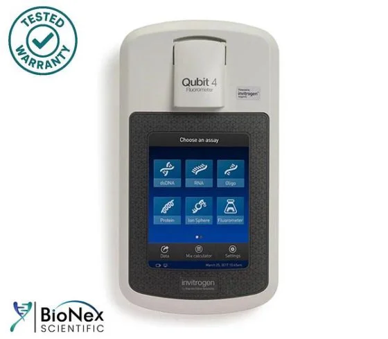 Used THERMO FISHER SCIENTIFIC QUBIT 4 FLUOROMETER Spectrophotometer (UV-Vis, Fluor) New Jersey US | Bionex Scientific LLC #800739