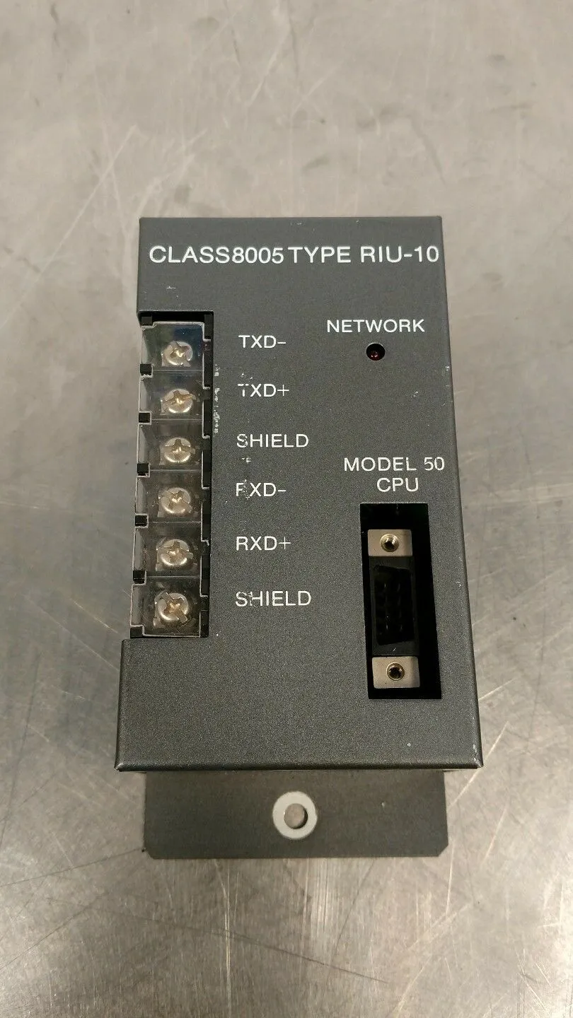 Square D SY/MAX 8005 RIU-10 Network Link Model 50 CPU 3C