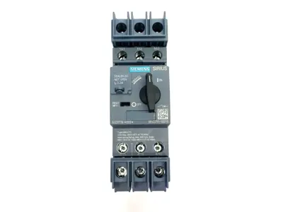 USED SIEMENS SIRIUS MOTOR START CIRCUIT BREAKER FRAME SIZE S00 3.2A