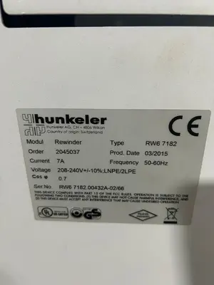 USED 2015 HUNKELER RW6 7182