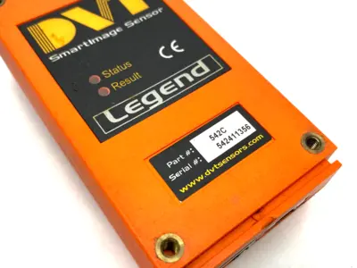 USED DVT SENSORS LEGEND SMARTIMAGE CAMERA SENSOR 640X480 COLOR RESOLUTION