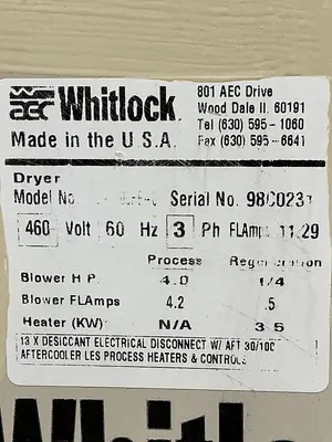 USED AEC WHITLOCK WD-100CHE-Q