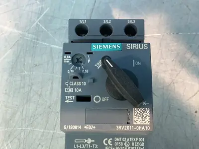 Used SIEMENS 3RV20110HA10 PLC Contactors Ohio US | HGR 24 #1312286