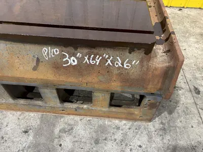32" X 65" T SLOTTED DRILL BOX SETUP STEEL TABLE: STOCK #23230