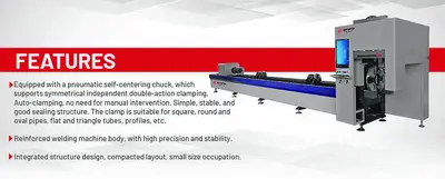 2026 Bescutter TUBE Dragon 1.5KW - 2KW Fiber Laser Metal Tube Cutter