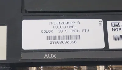 USED TOTAL CONTROL QPI31200S2P-B QUICKPANEL 10.5'' QPI31200S2P