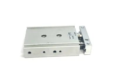 CXSM15-25 | SMC  Dual Rod Pneumatic Guided Cylinder 15mm Bore 25mm Stroke - Used