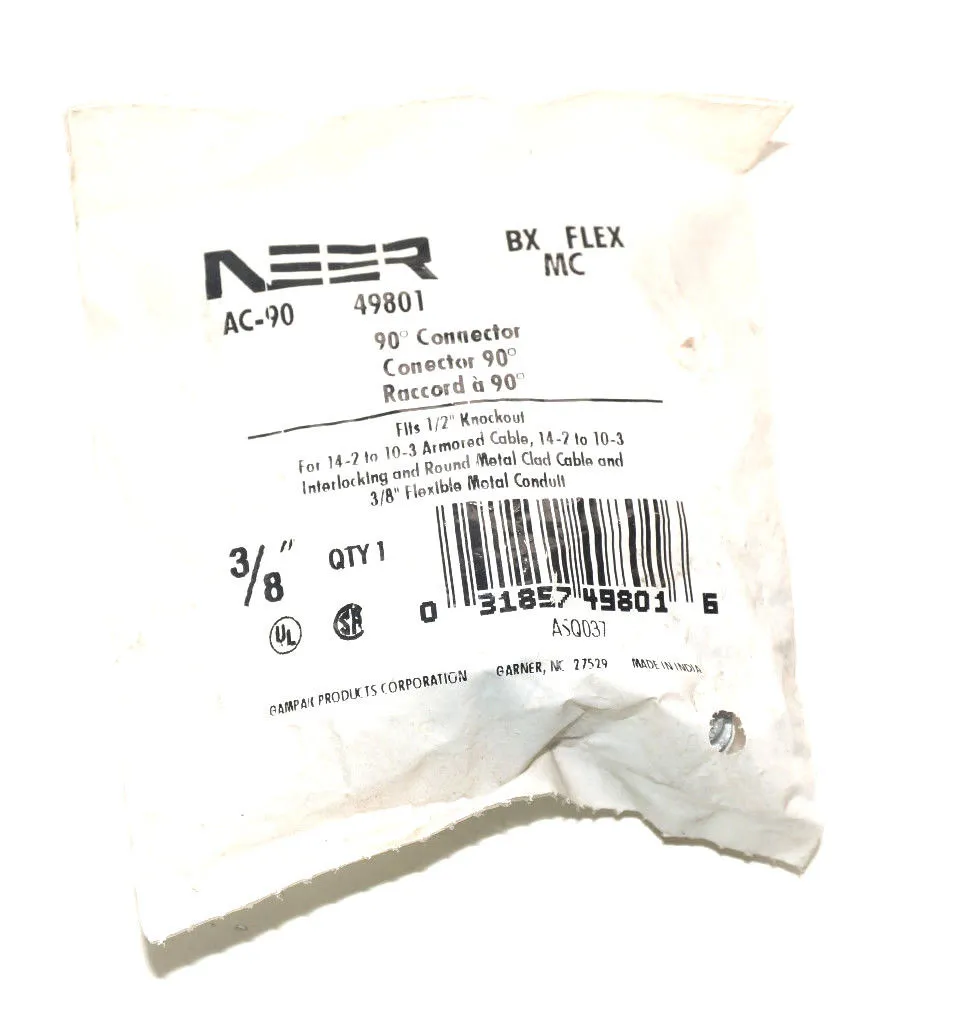 NEW NEER 49801 CONNECTOR