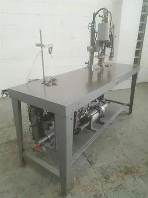 JG Machine Works Semi-automatic Aerosol Filling Line