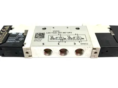 USED FESTO SOLENOID VALVE 2X3/2-WAY, MONOSTABLE 574356