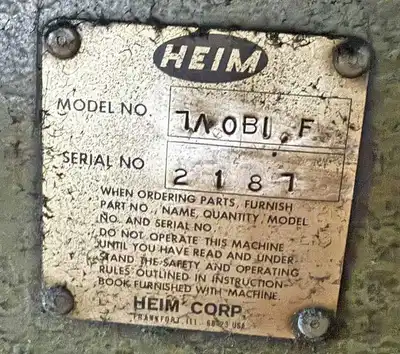 USED 1977 HEIM 7A OBI F
