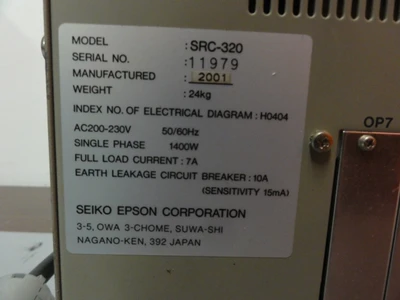 USED SEIKO SRC-320
