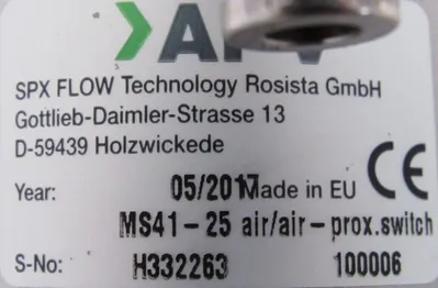 NEW SPX MS41-25 SANITARY VALVE MS4125