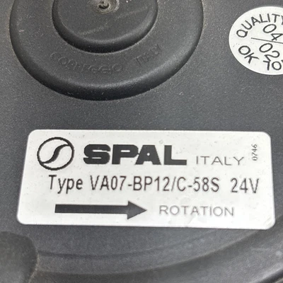 New | in-Stock Spal VA07-BP12/C-58S HVAC Parts and Equipment Indiana US | J&J Industrial Supply #1310770