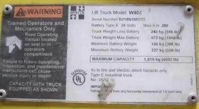 USED HYSTER W402
