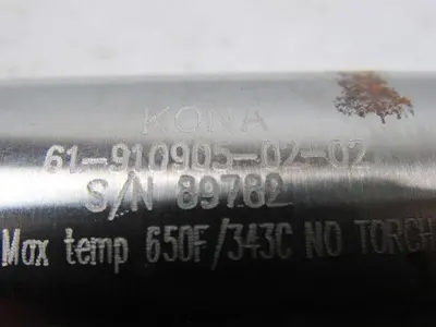 Kona 61-910905-02-02 Plastic Injection Molding Barrel 1.770" OD. X 15-1/2" OAL