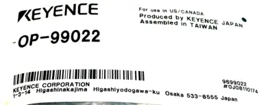 NEW KEYENCE OP-99022 AC CABLE OP99022