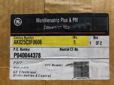 GE AK025C3F0606 MicroVersatrip Plus & PM Conversion Kits New NIB