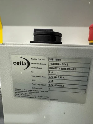 USED 2019 CEFLA OMNIDRY BELT3/3500/42/150 & TB 2V-4000