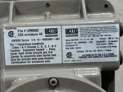 USED BETTIS EM SR5F-10-C7-02-360