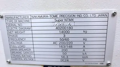 Used 2013 NAKAMURA TOME SUPER NTMX 5-Axis or More CNC Lathes Illinois US | Machinery Marketing International #1183729