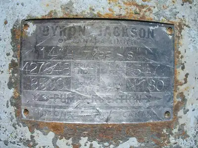 USED BYRON JACKSON 14H TYPE S
