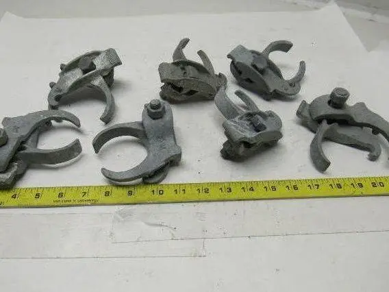2" Galvanized Edge Type Rigid Conduit Clamp Lot Of 7